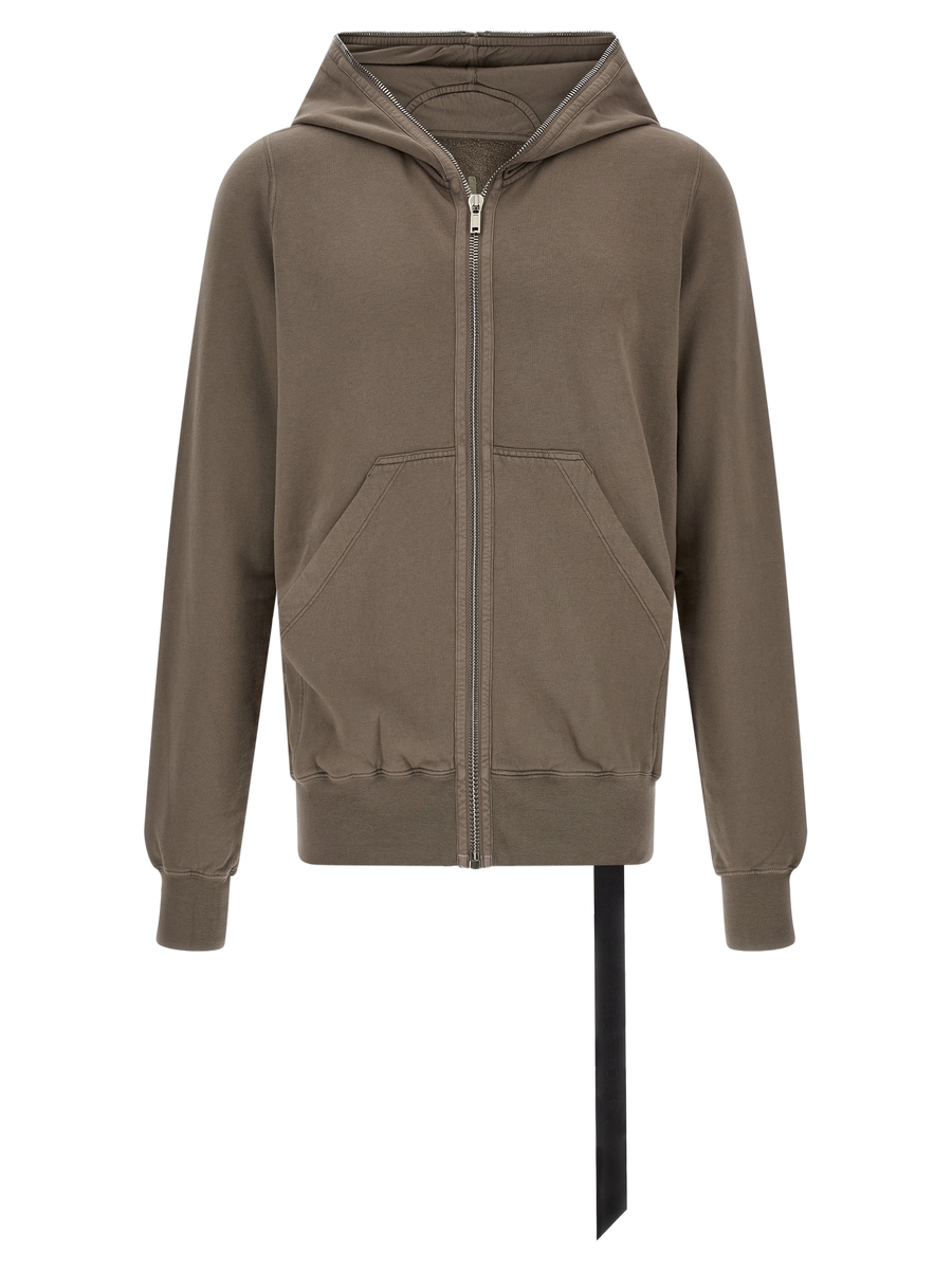 Gray Cotton Sweatshirt Clothing