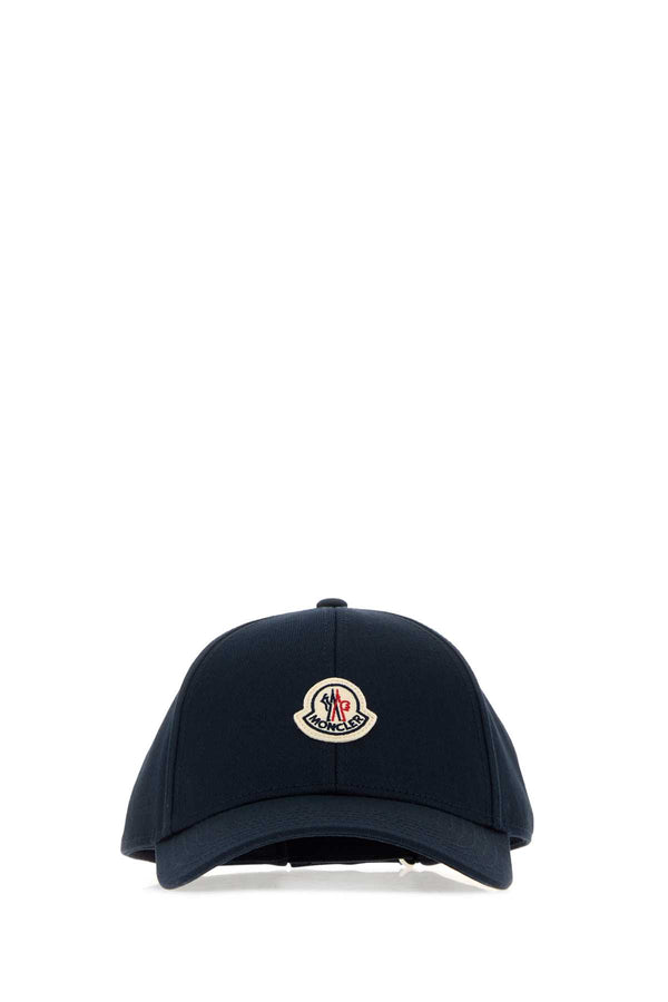 Moncler BASEBALL Exterior: 100% Cotton; Lining: 100% Cotton baseball cap in navy
