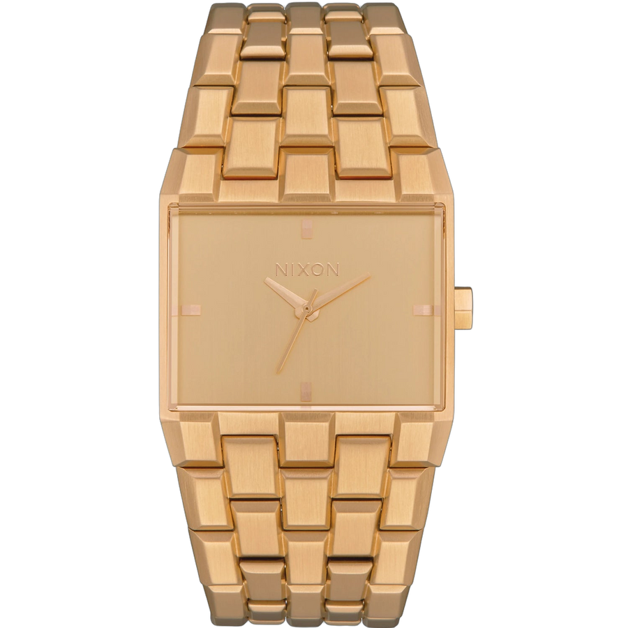 Nixon Stainless steel case watch in gold