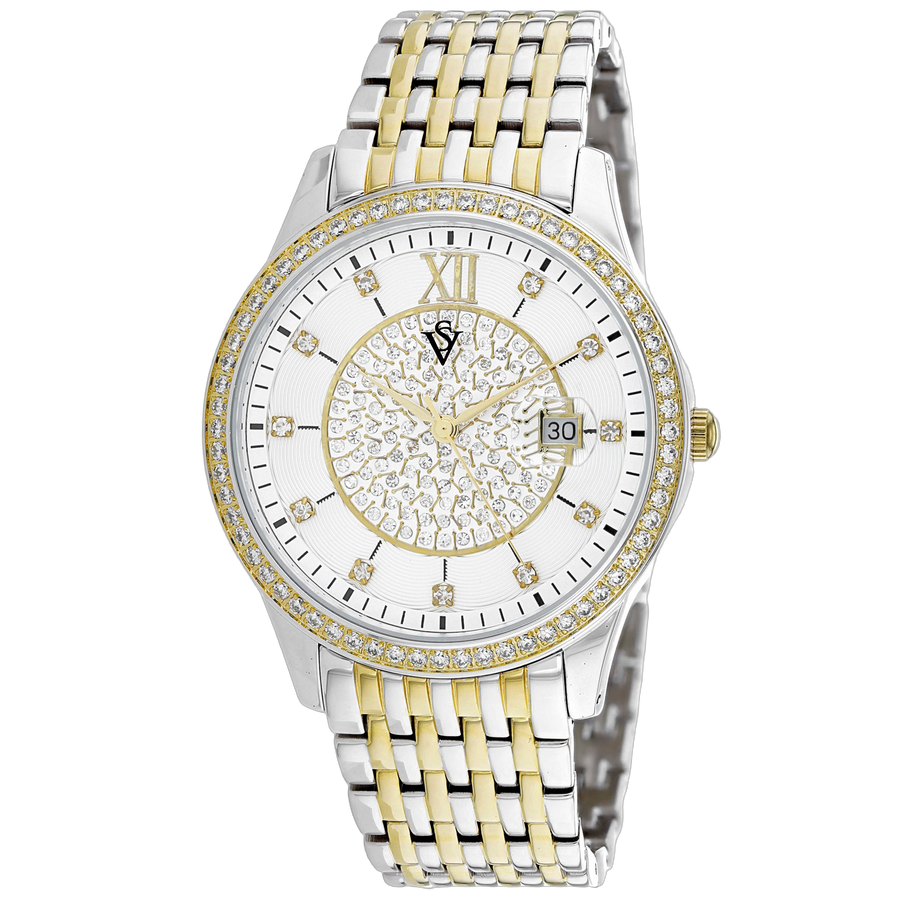 Christian Van Sant Stainless steel case watch in white