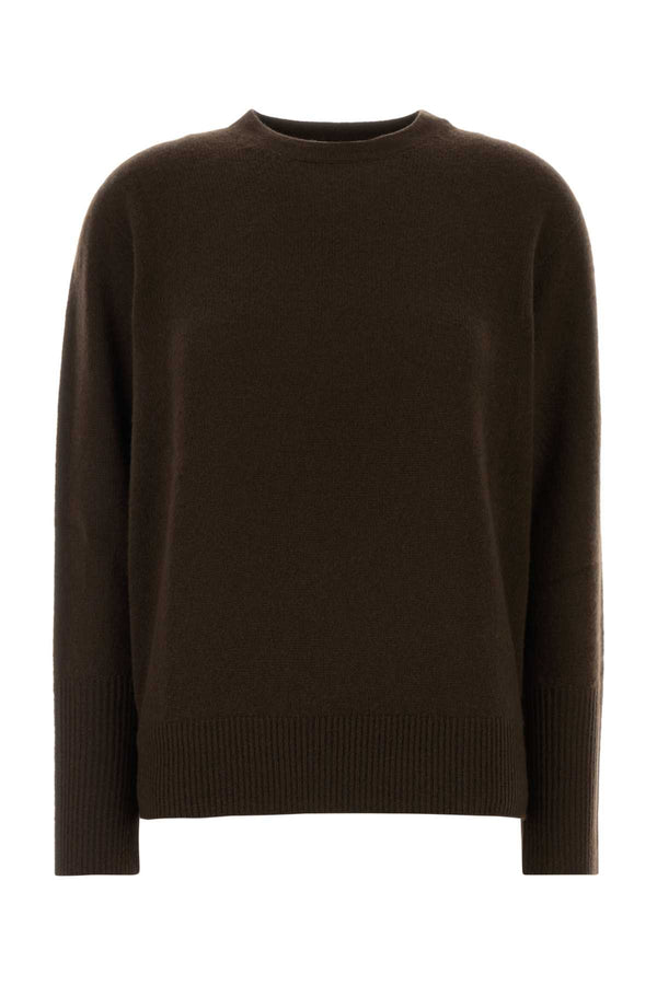 The Row 100% Cashmere sweater in brown