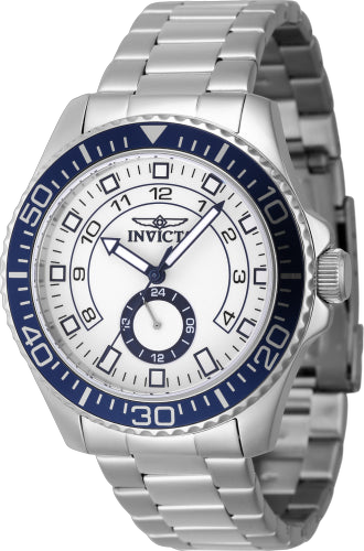 Invicta Stainless steel case watch in white