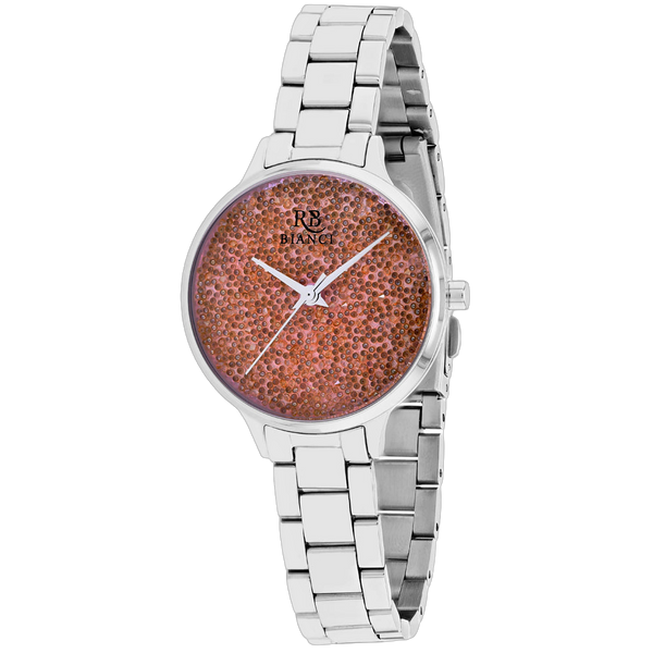 Roberto Bianci Stainless steel case watch in peach