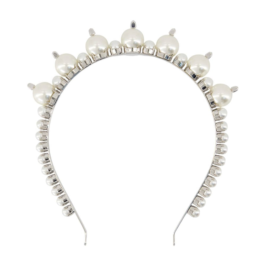 Simone Rocha Metal headband in white