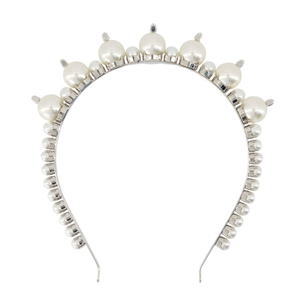 Simone Rocha Metal headband in white