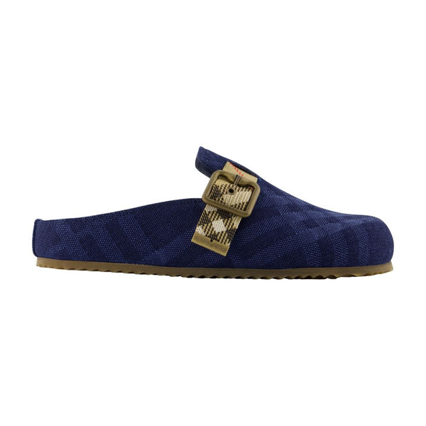 Burberry Cotton slipper in navy