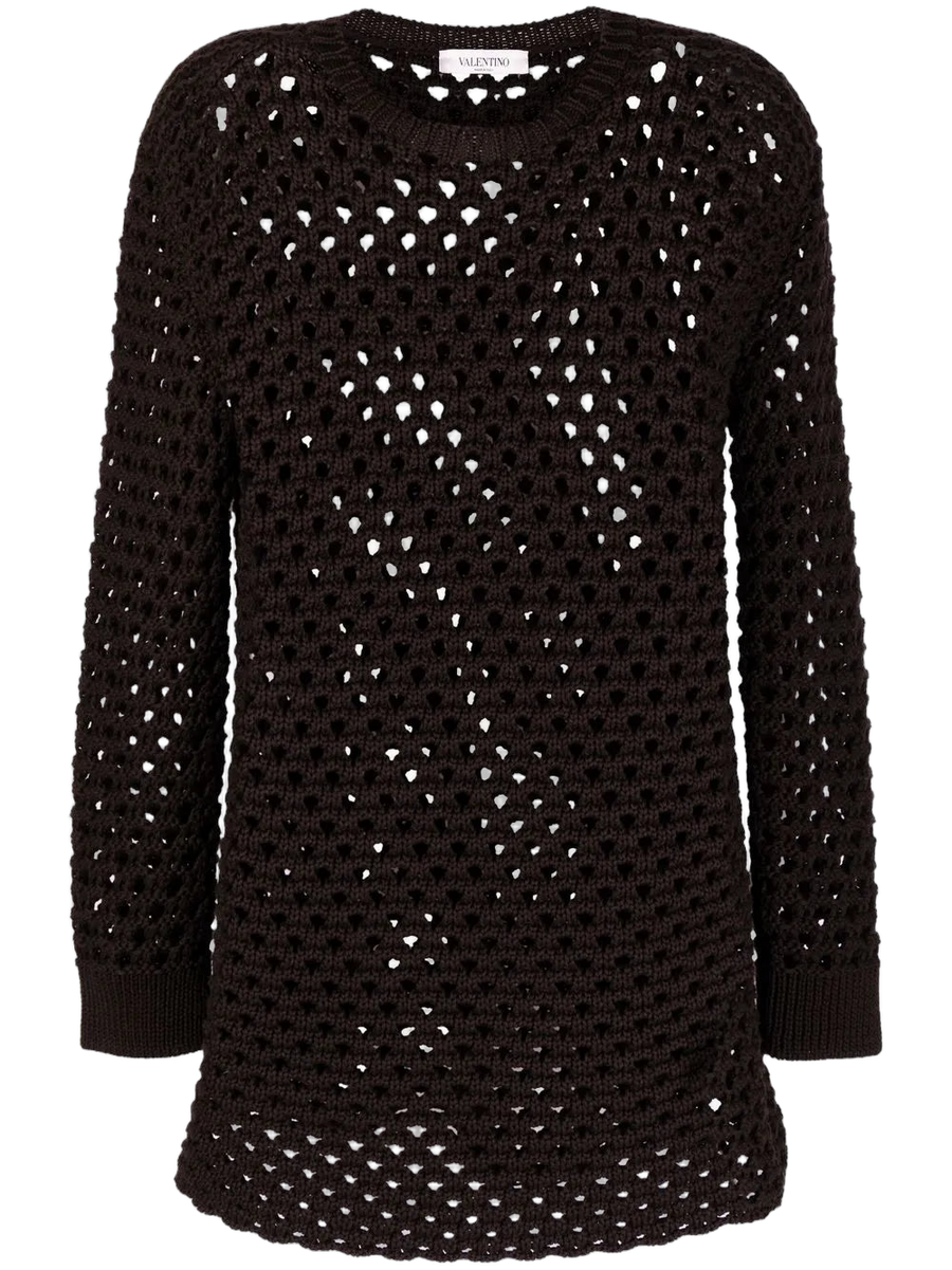 Valentino Cotton sweater in black