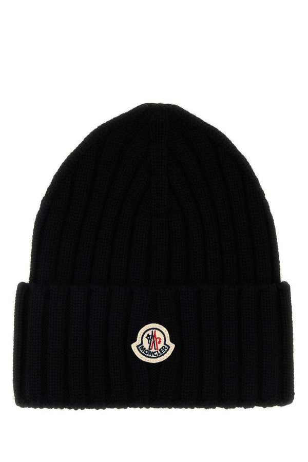 Black Wool Beanie Hat 999 Exterior: Virgin Cappelli E Fasce Per Capelli