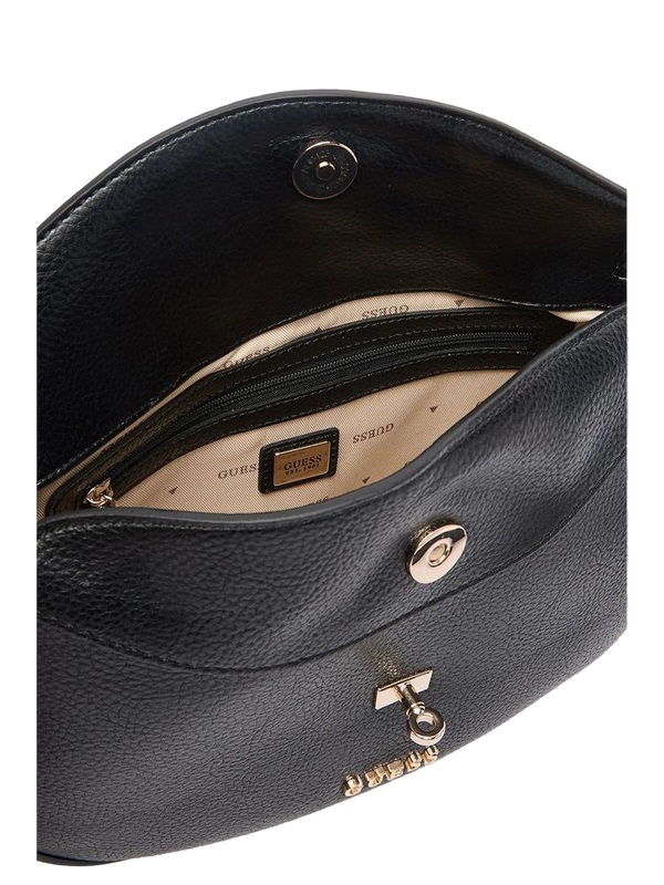 Guess 100% Polyurethane shoulder bag in black
