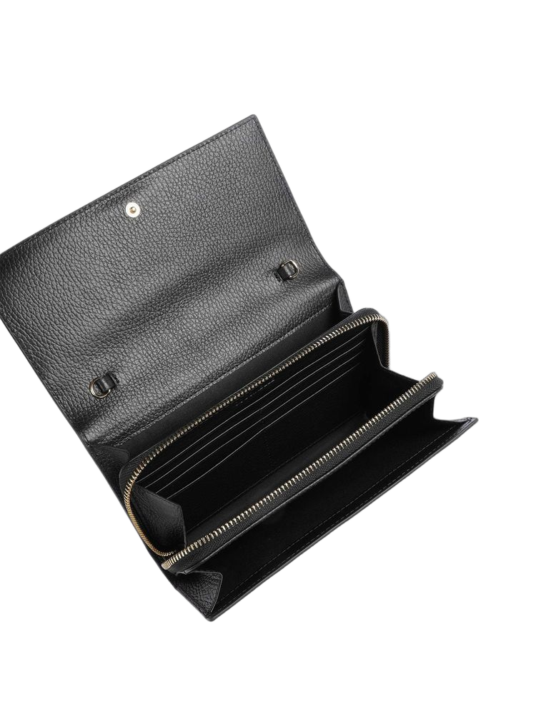 Coccinelle 100% Cowhide wallet in black