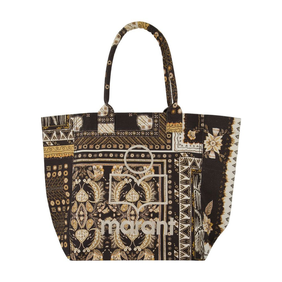 Isabel Marant cotton tote bag in black