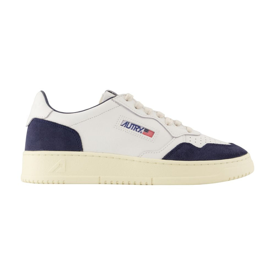 Medalist Low Sneakers - Autry Leather White Calfskin Shoes /