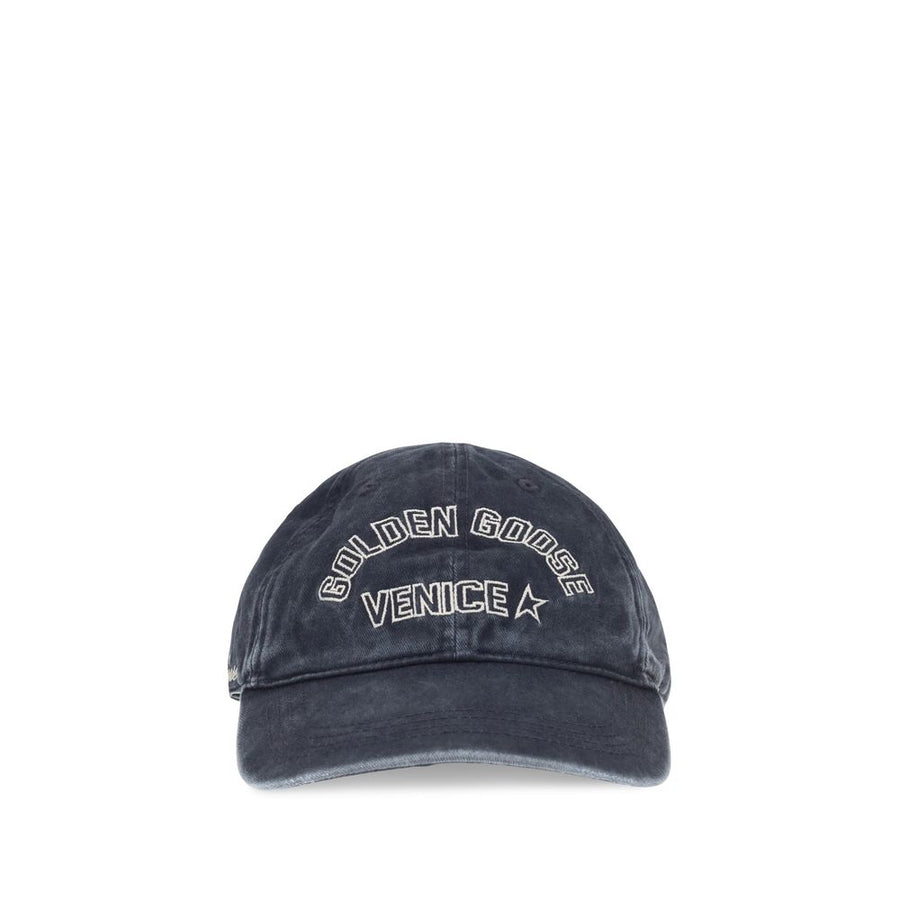 Golden Goose GOGUP02837P00261850751BB 100% Cotton baseball cap in navy