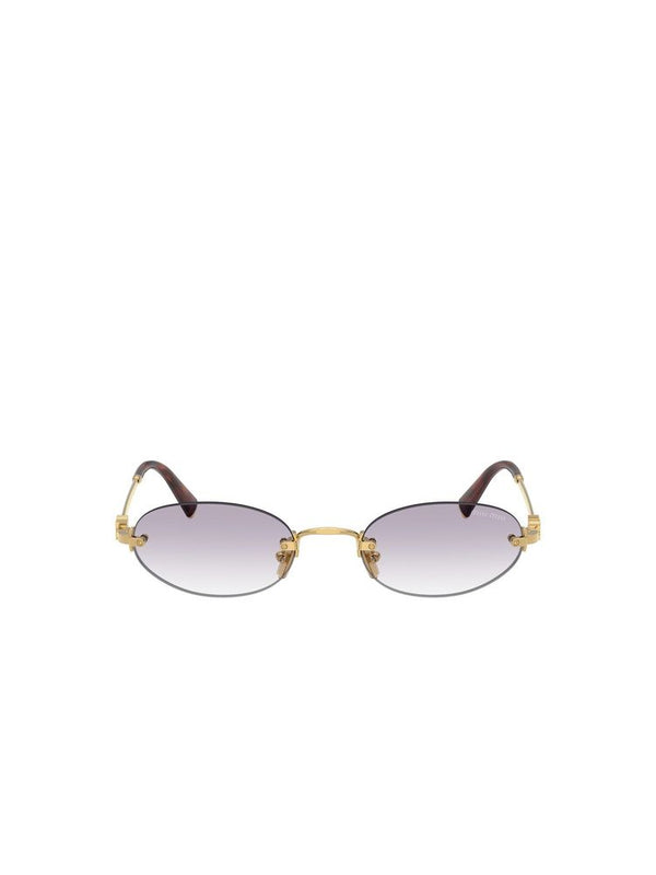 Miu Miu Sole Metal sunglasses in purple