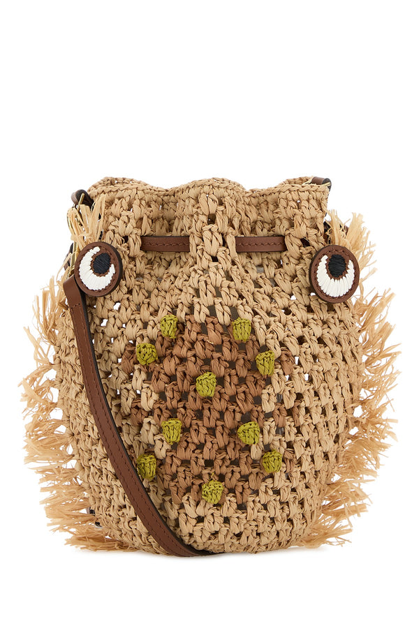 Anya Hindmarch Exterior: 100% Leather crossbody bag in beige