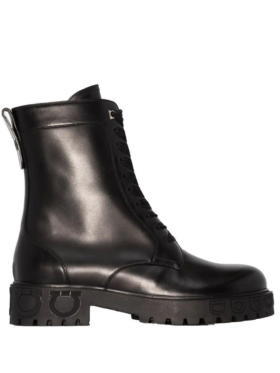 Ferragamo Calf leather boot in black