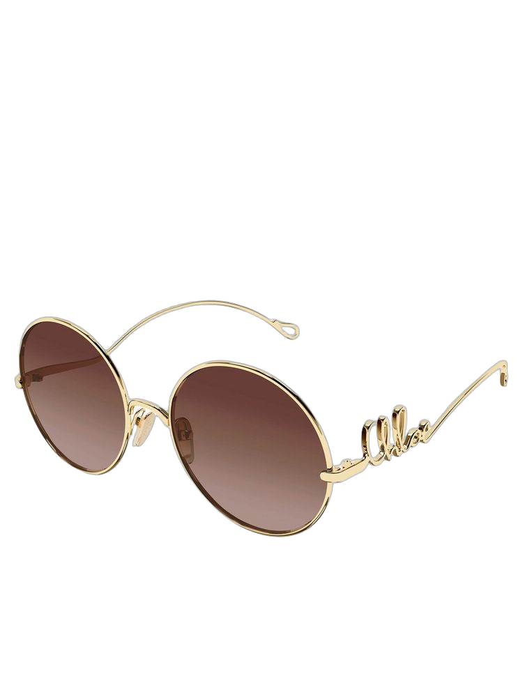 Chloé CH0372S Metal sunglasses in gold