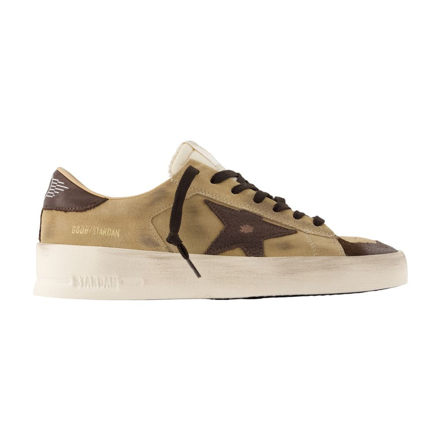 Stardan Sneakers - Golden Goose Deluxe Brand Leather Brown Shoes /