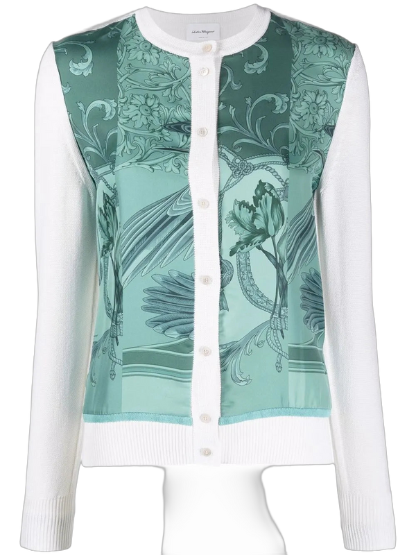 Ferragamo cardigan in green