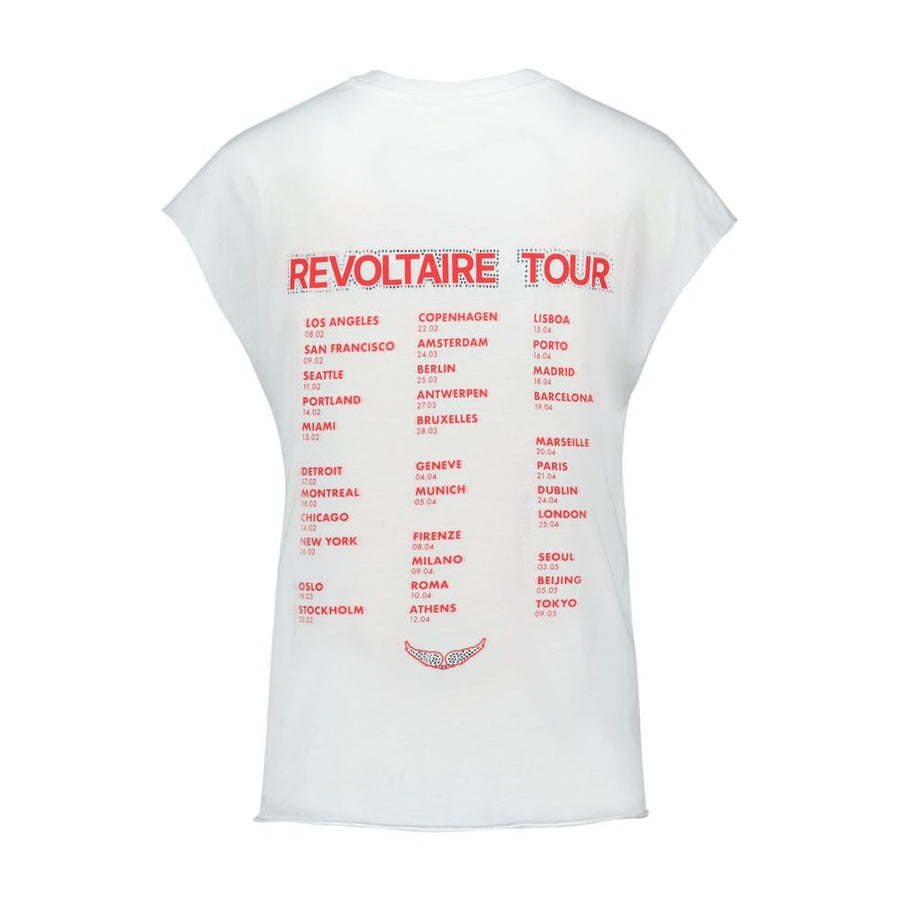 Zadig & Voltaire cotton t-shirt in white