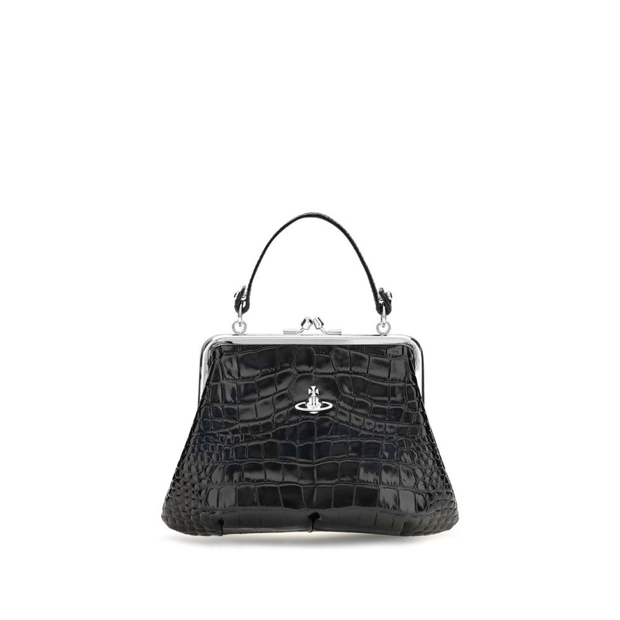 Black Calf Leather Bos Taurus Shoulder Bag
