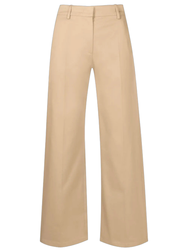 Valentino Stretch cotton trousers in beige