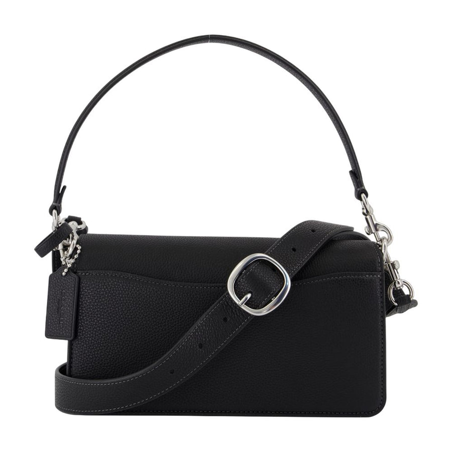 Coach Cowhide shoulder bag in black