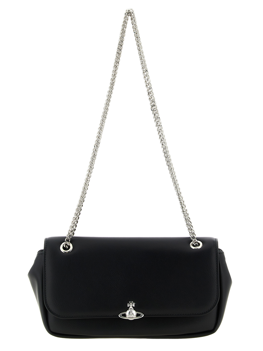 Vivienne Westwood 100% polyester crossbody bag in black