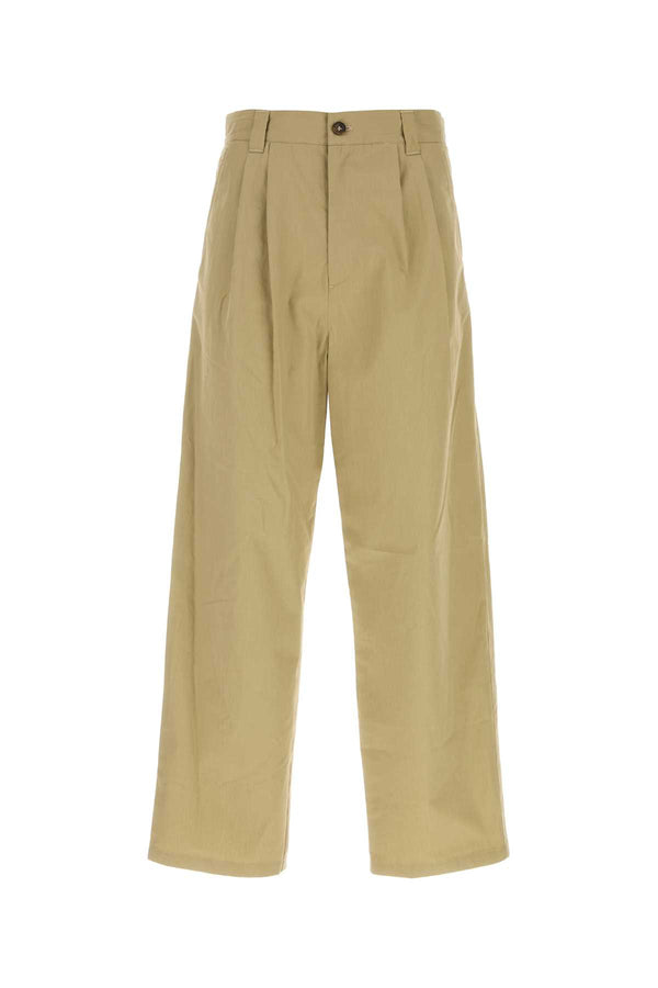A.P.C. Ricky 100% Cotton trousers in beige