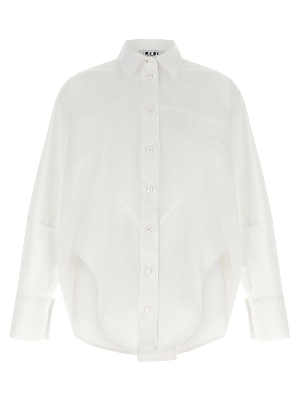 The Attico Cotton shirt in white