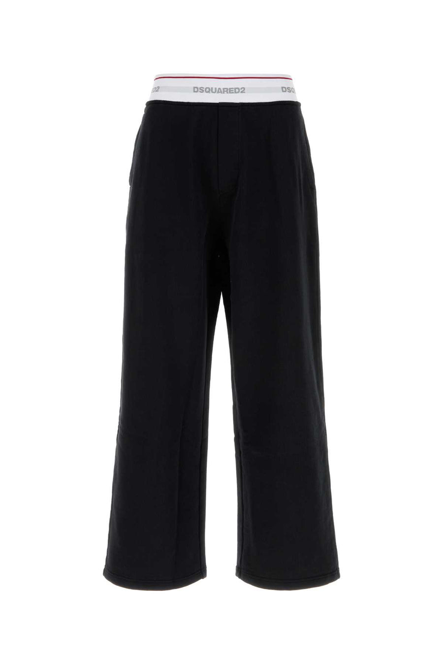 Dsquared2 Elastic 100% Cotton joggers in black