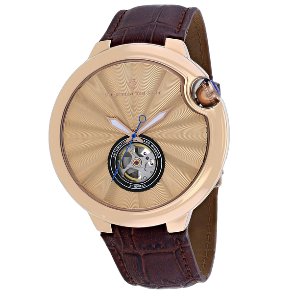Christian Van Sant Stainless steel case watch in rose gold