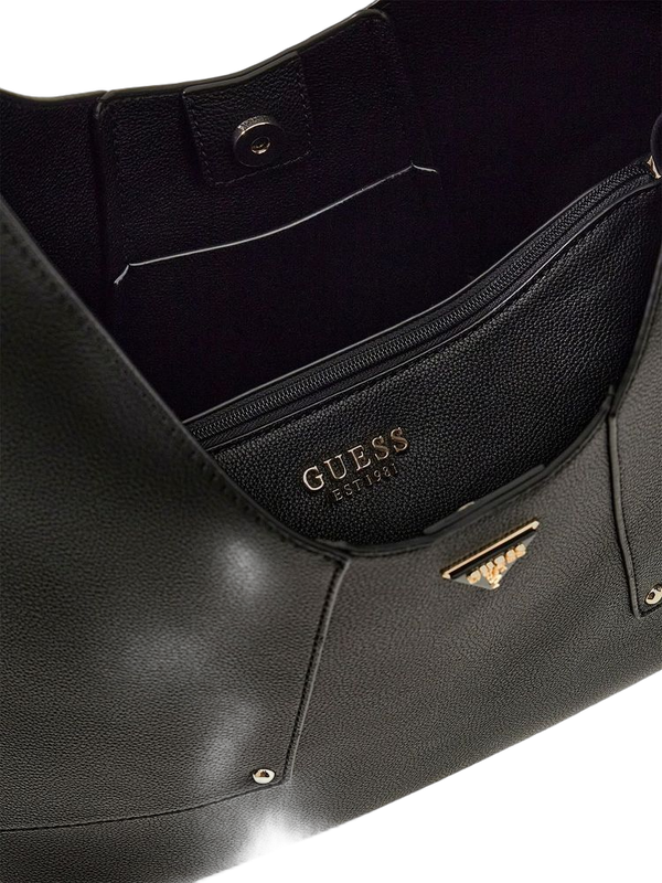 Guess 100% Polyurethane hobo bag in black
