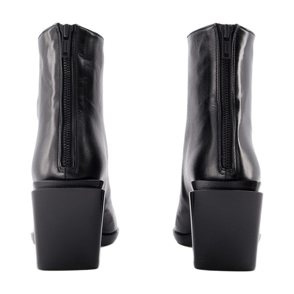 Ann Demeulemeester Leather ankle boot in black