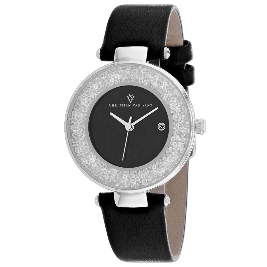 Christian Van Sant watch in black