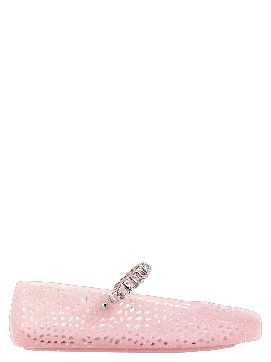 Jimmy Choo TPU ballet flat in pink
