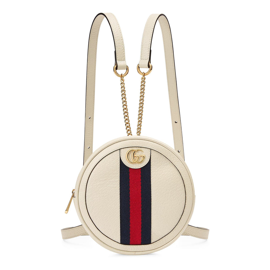 Gucci Metal-free tanned leather shoulder bag in white