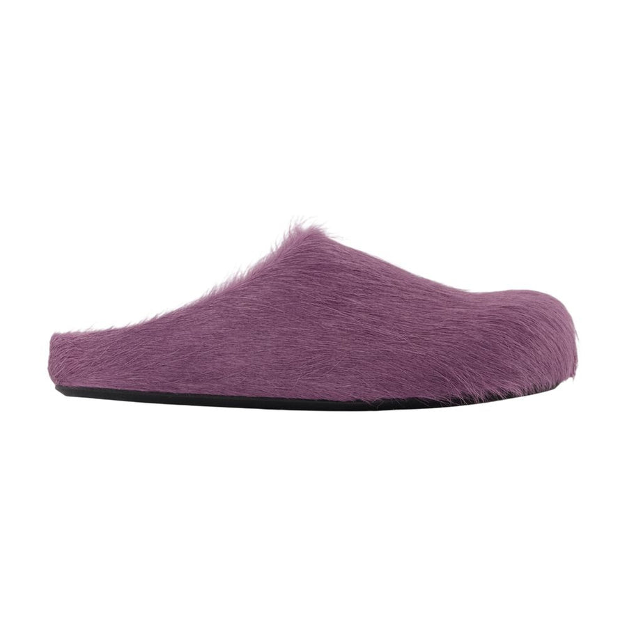 Marni Calfskin slipper in purple