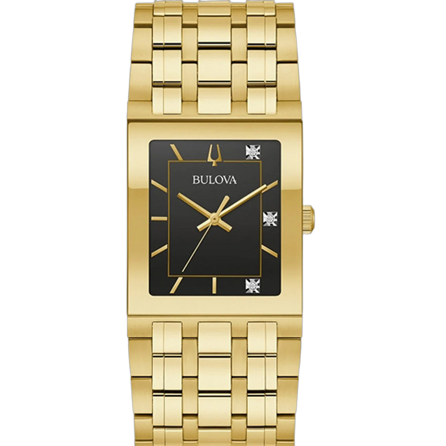 Bulova watch in gold