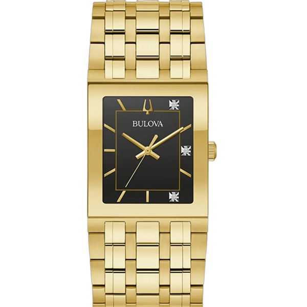 Bulova watch in gold