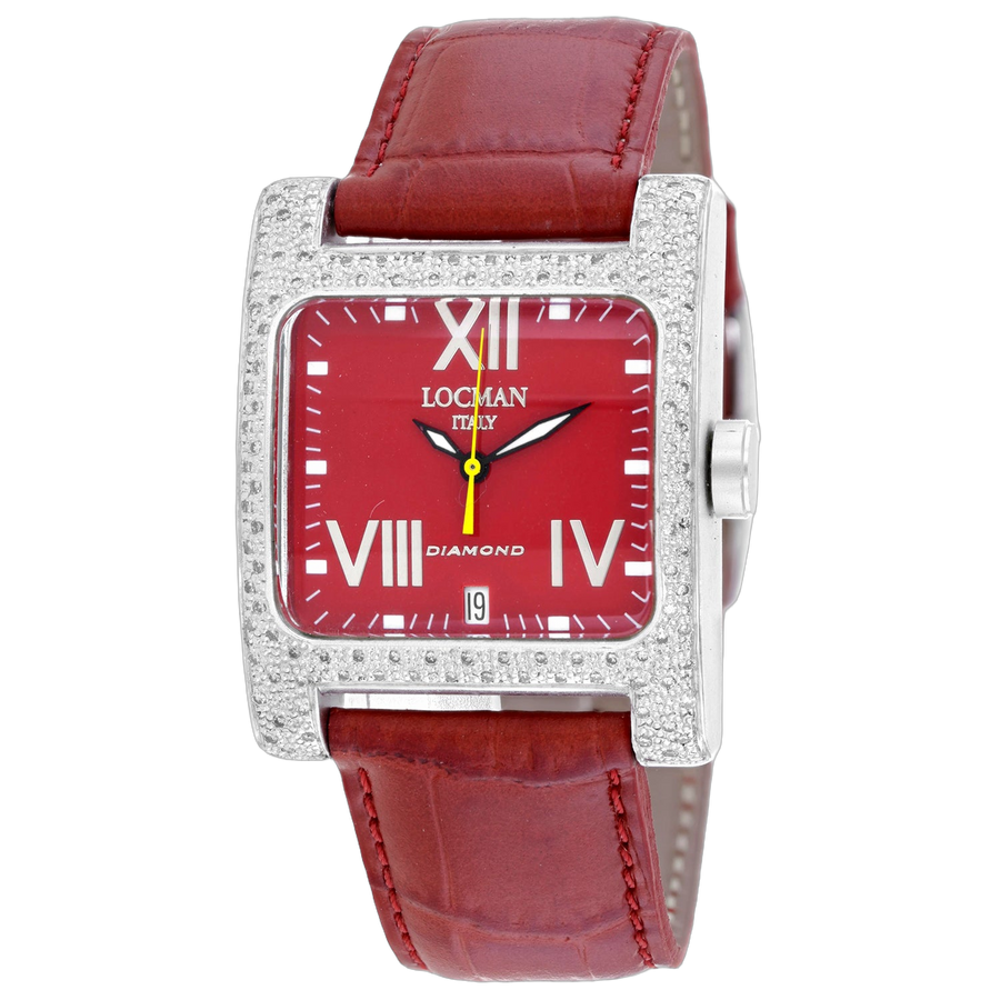 Locman Aluminum case watch in red