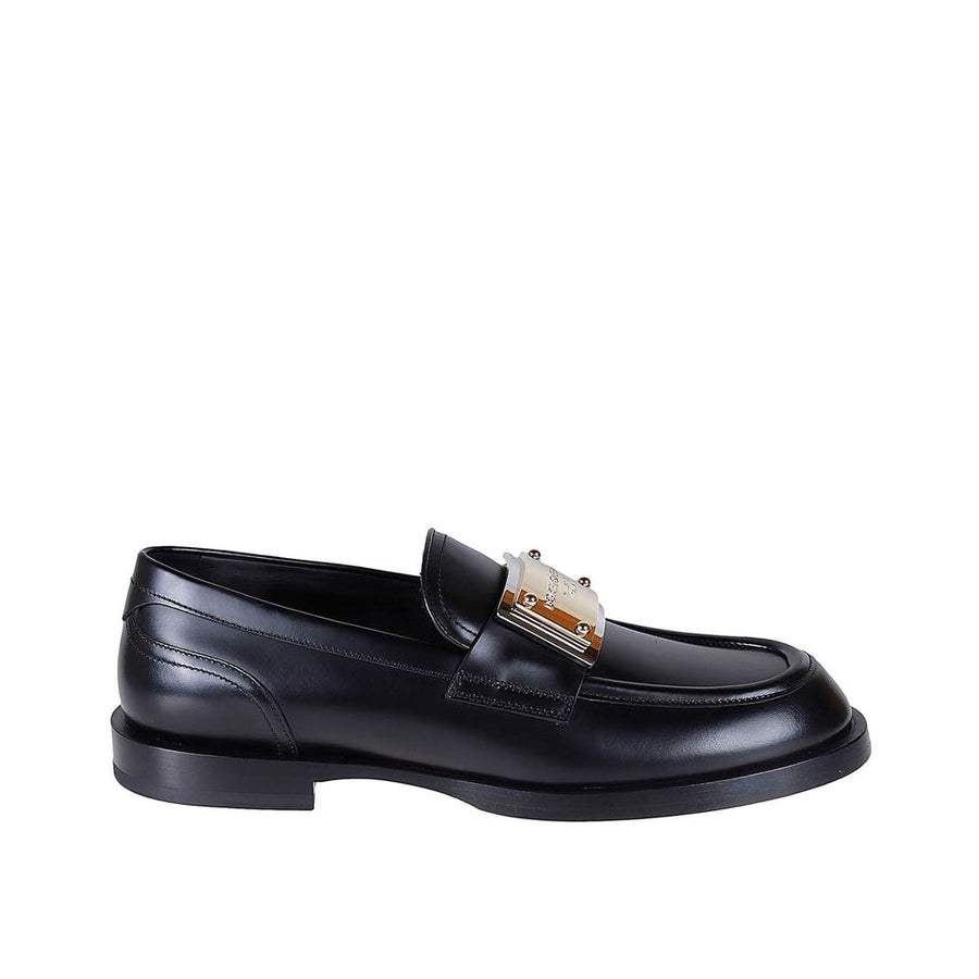 Dolce & Gabbana 100% calf leather loafer in black