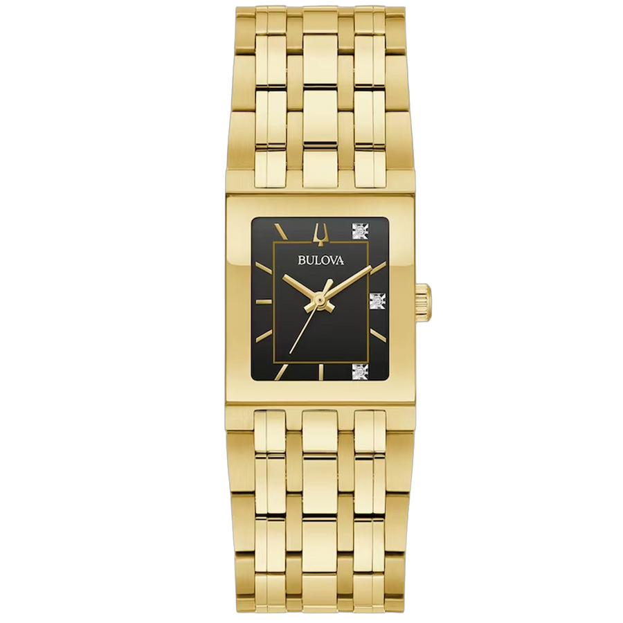 Bulova watch in gold