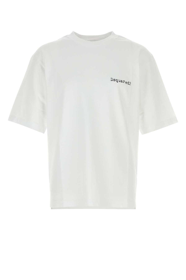 Dsquared2 100% Cotton t-shirt in white