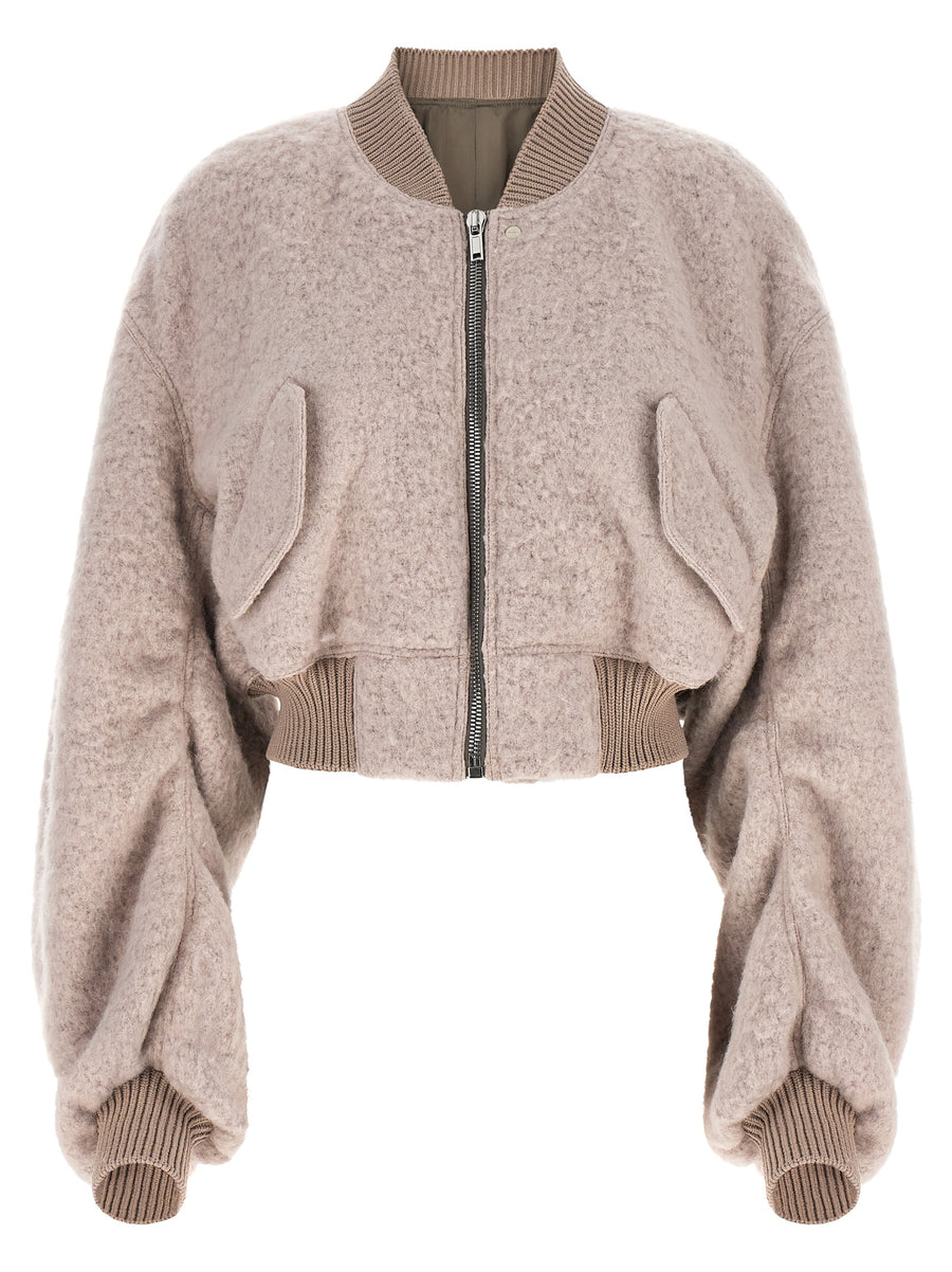 Rick Owens 63% alpaca jacket in pink