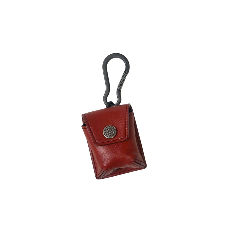 Bottega Veneta Leather card case in red