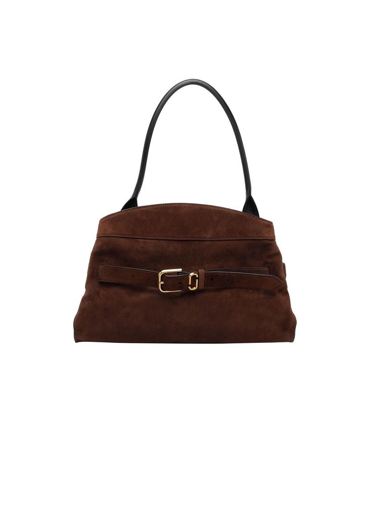 Marc Jacobs 100% Suede Cow Leather shoulder bag in brown