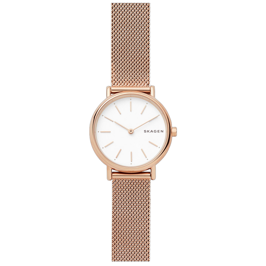 Skagen Stainless steel case watch in rose gold
