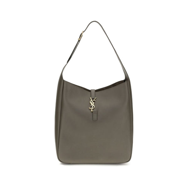 Saint Laurent 100% Calf Leather Bos Taurus shoulder bag in gray