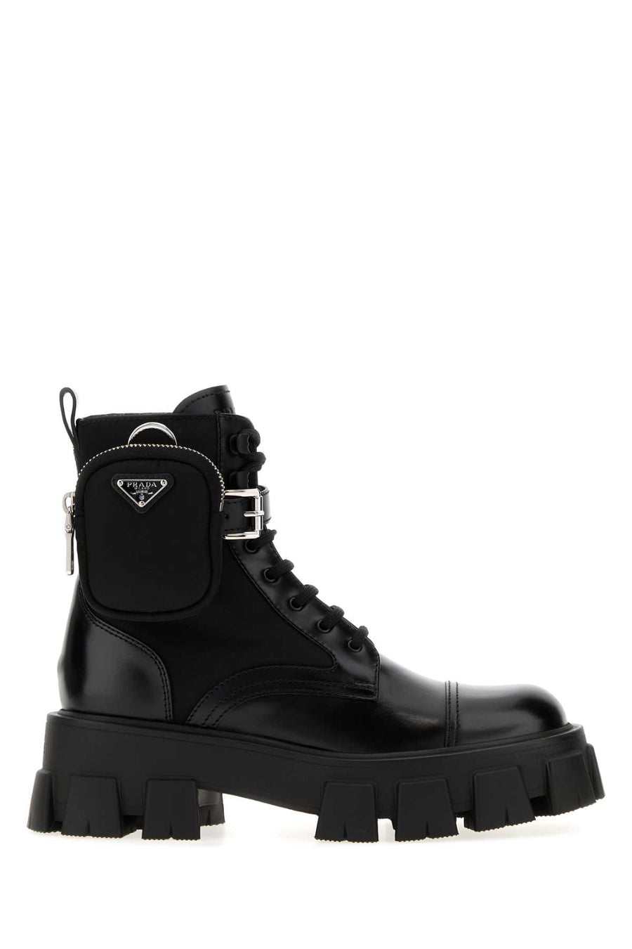 Prada Leather boot in black